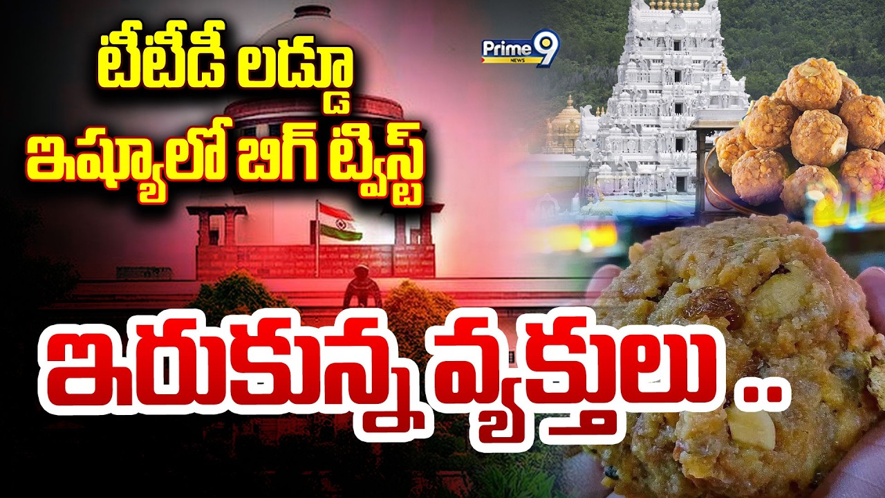 LIVE🔴-టీటీడీ లడ్డూ ఇష్యూలో బిగ్ ట్విస్ట్ ఇచ్చిన హై కోర్టు.. | TTD Laddu Issue | Prime9 News