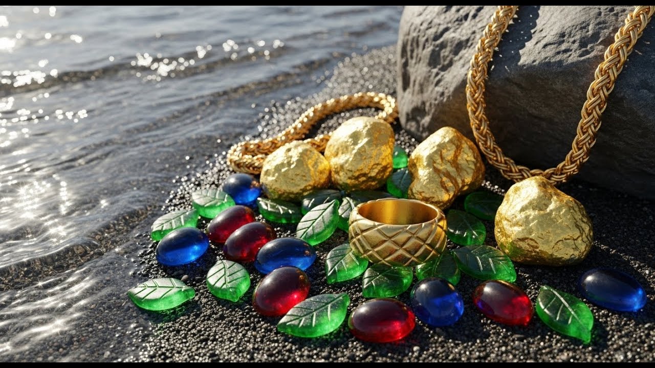 We Found Gold Jewelry Hidden by the River