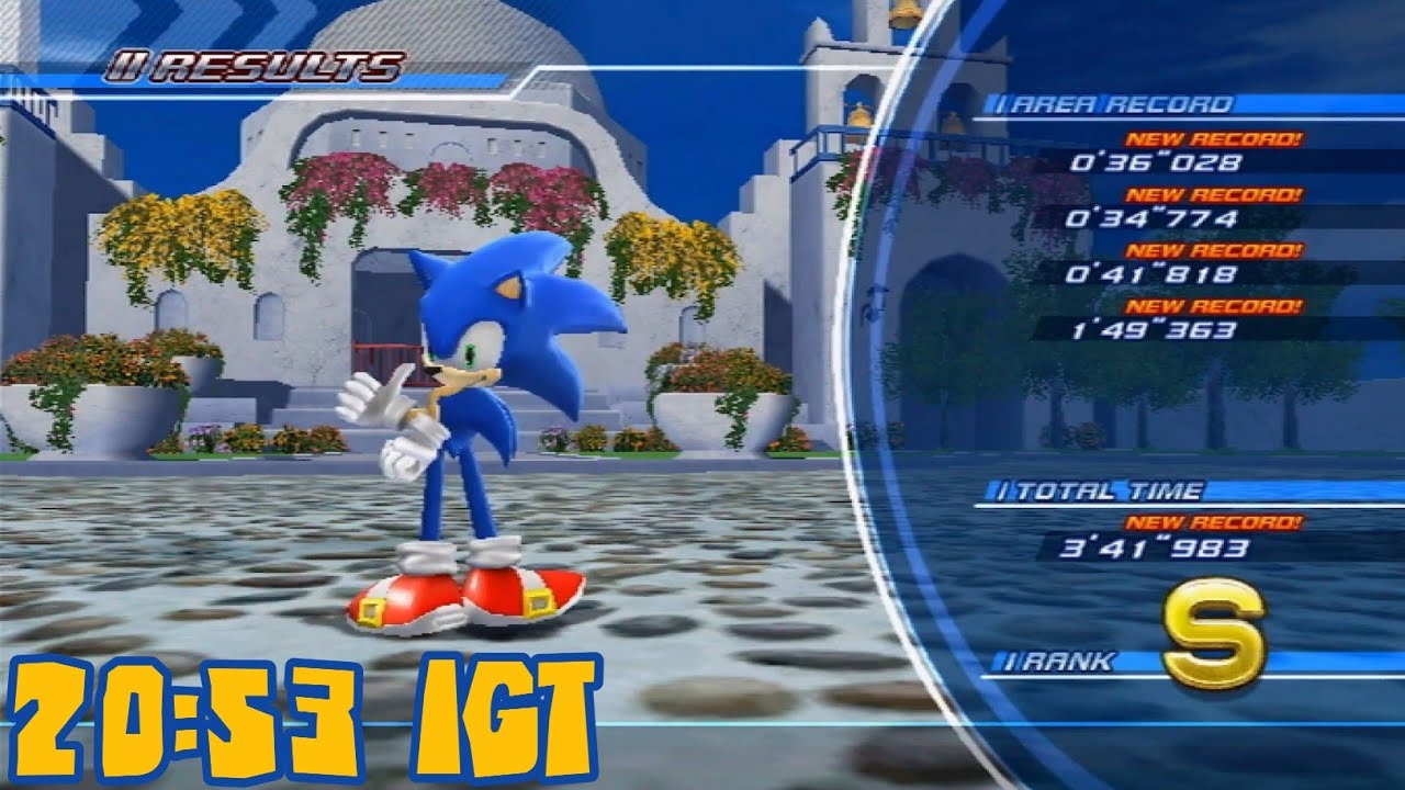 Sonic Unleashed (Wii) All Day Stages Speedrun 20:53 IGT (25:34 RTA)