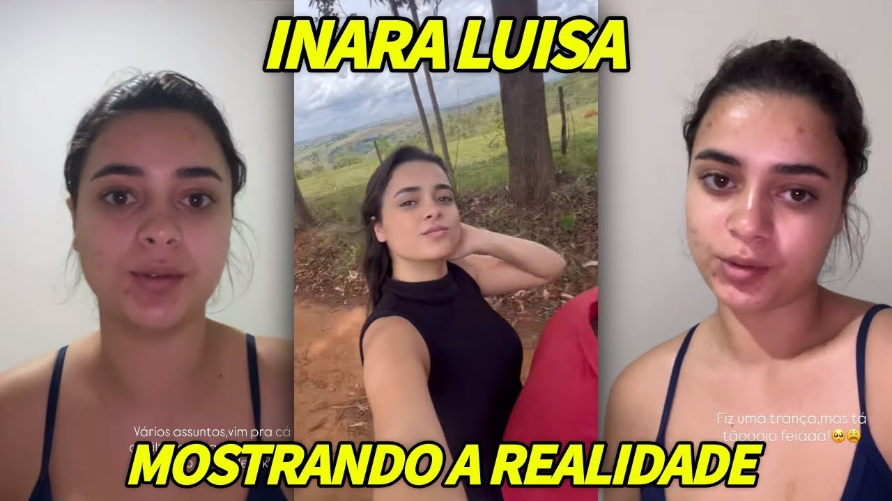 INARA MOSTRA REALIDADE E RECEBE MENSAGENS SOBRE MANCHAS NO ROSTO