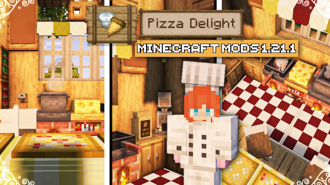 Pizza Delight (Minecraft Mod Showcase) | New Functional Cooking Tools | NeoForge 1.21.1