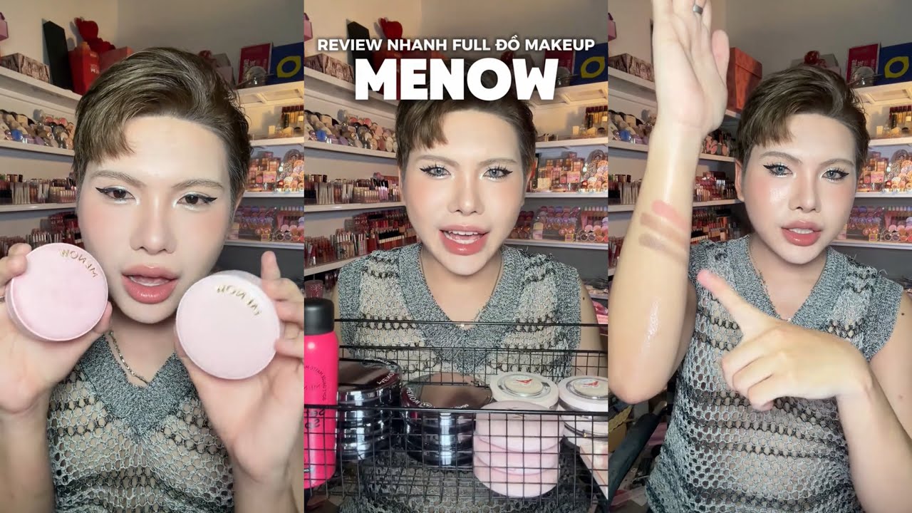 REVIEW NHANH FULL ĐỒ MAKEUP MENOW | NGHĨA I LÍT SON 