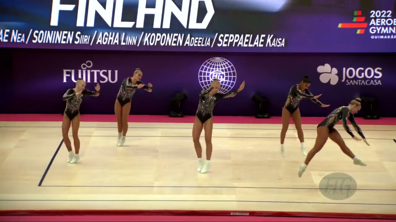 Finland (FIN) - 2022 Aerobic Worlds, Guimaraes (POR) - Group Qualifications