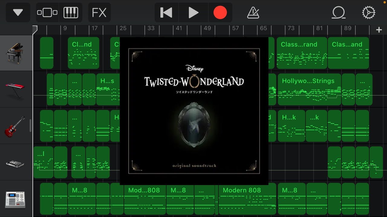 Piece of my world- Night Ravens（ディズニー ツイステッドワンダーランド/ ツイステ）#garageband