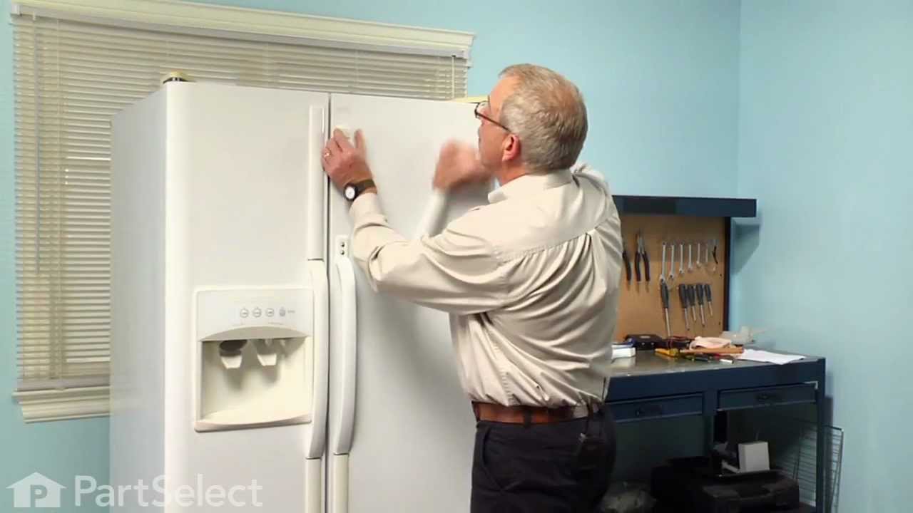Refrigerator Repair- Replacing the Door Handle (Frigidaire Part # 297311201)