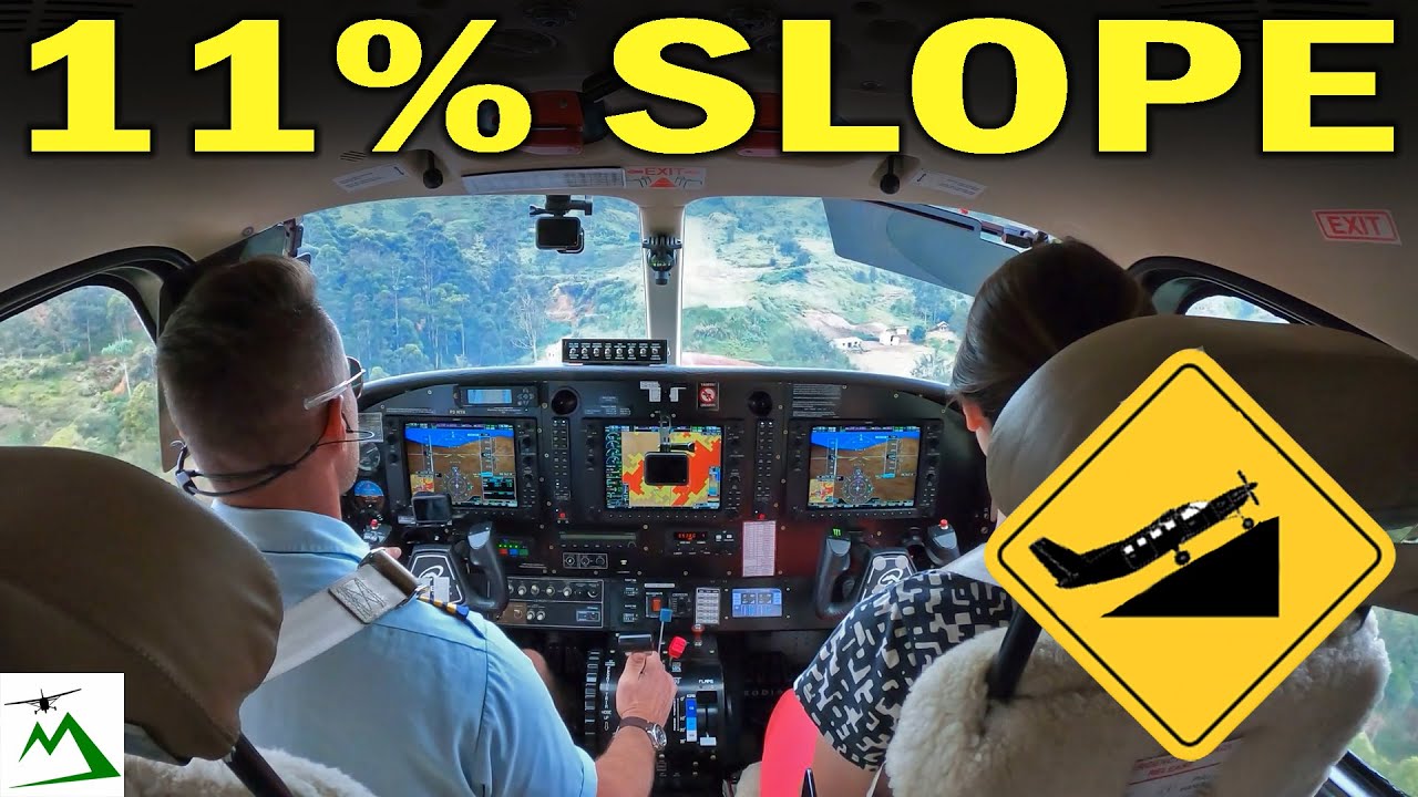 The MOST DIFFICULT Mountain Runway I've EVER Landed