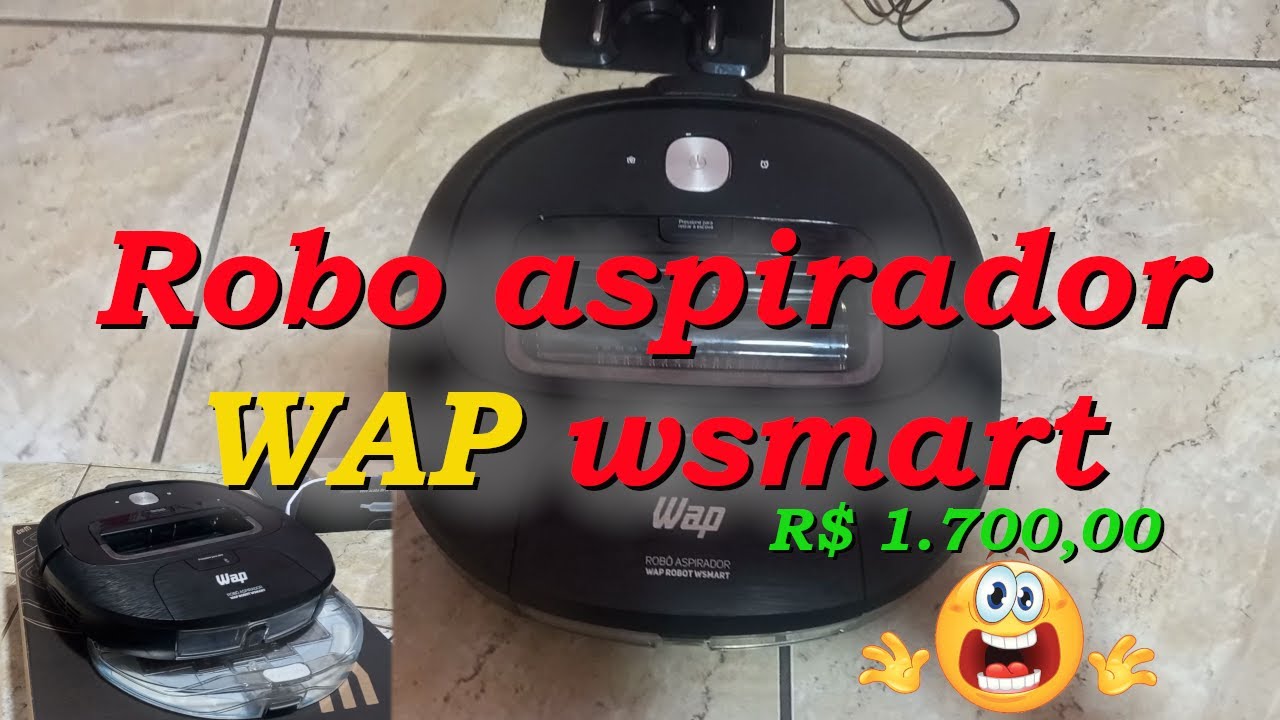 Robô aspirador WAP robot wsmart: é mesmo inteligente ? Varre, aspira e passa pano mesmo ?