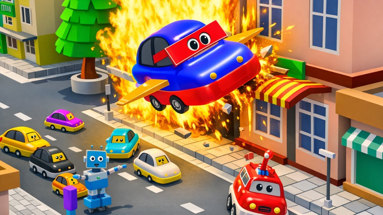 Super Car and Lulu Robot Rescue Compilation Part 1 | Kids Fun Videos