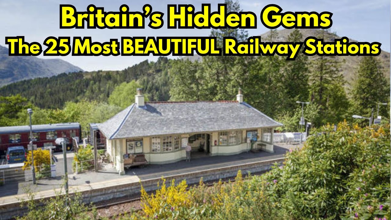 Britain’s Hidden Gems: The 25 Most BEAUTIFUL Railway Stations Revealed! #railway #stations #fyp