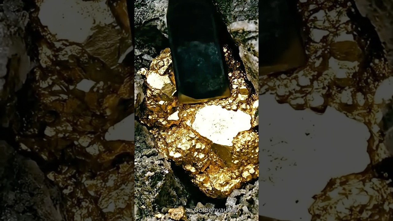 Gold Rush 2026 The Big Find! 🔨✨  #shorts #gold #mining #asmr