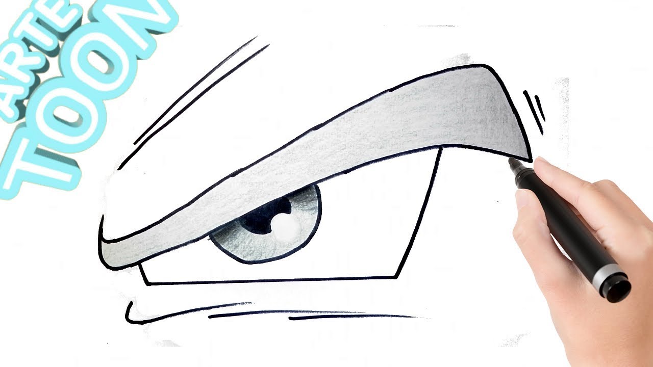 Como dibujar el Ojo de Goku Ultra instinto de Dragon Ball Super paso a paso