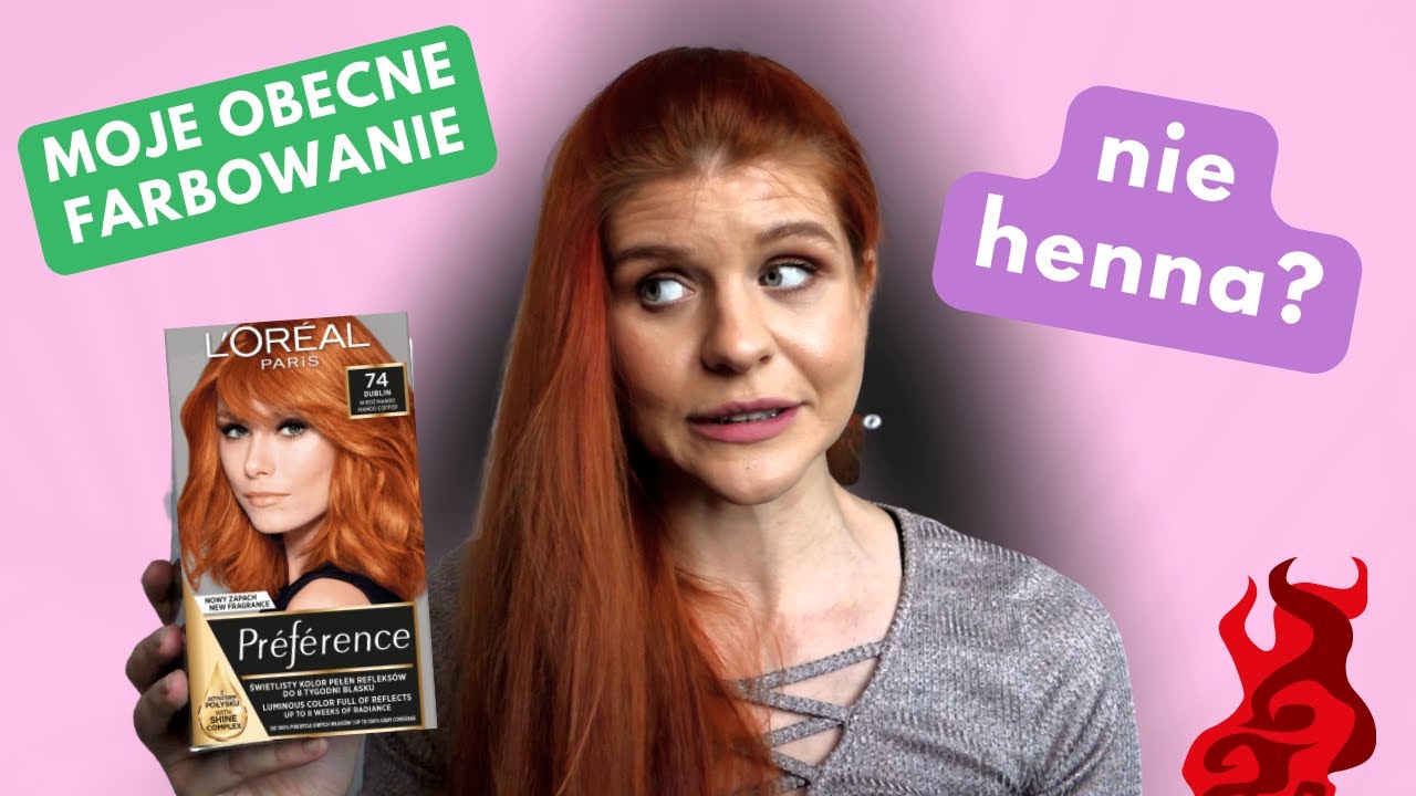 NAJLEPSZA RUDA FARBA? // moje obecne farbowanie włosów: Loreal 74 dublin mango