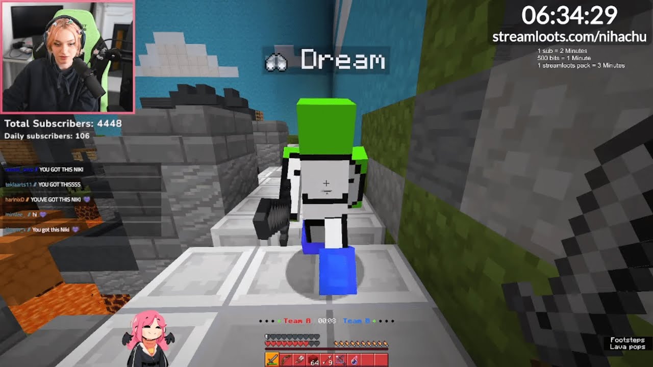 Dream teaches Niki PvP for MCC 20 | March 26, 2022