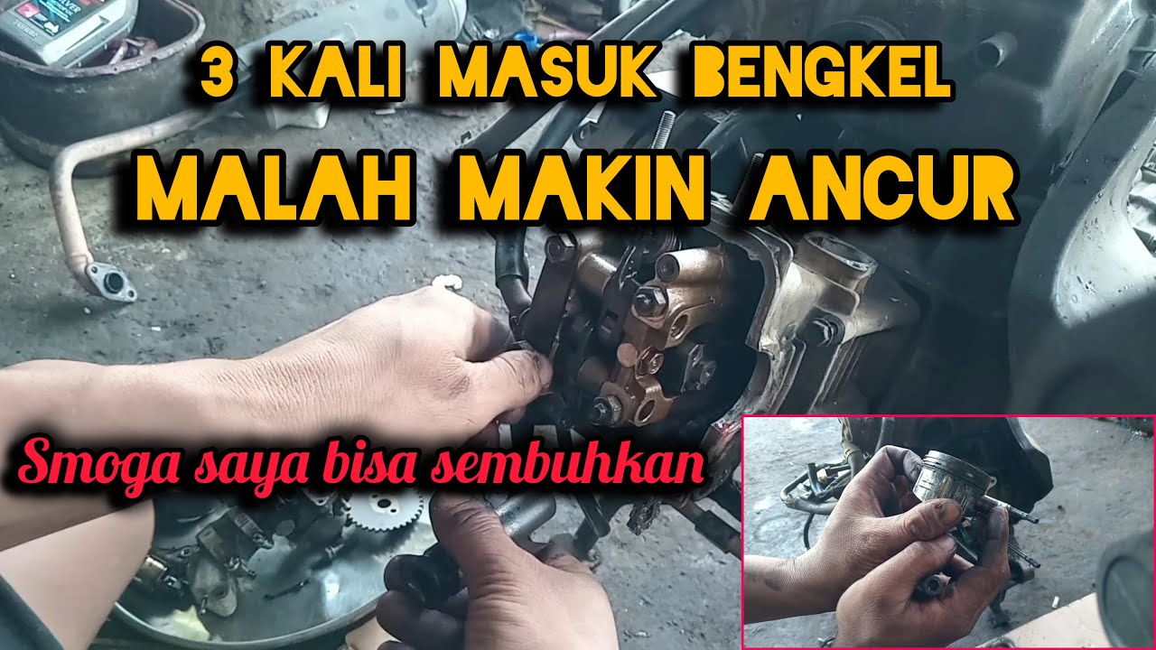 Bongkar mesin beat kvy