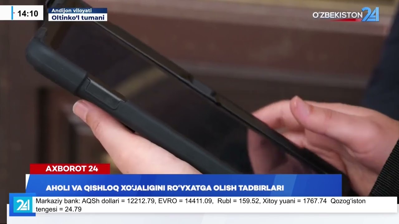 #axborot24 | Aholi va qishloq xo'jaligini ro'yxatga olish tadbirlari  Andijon vil