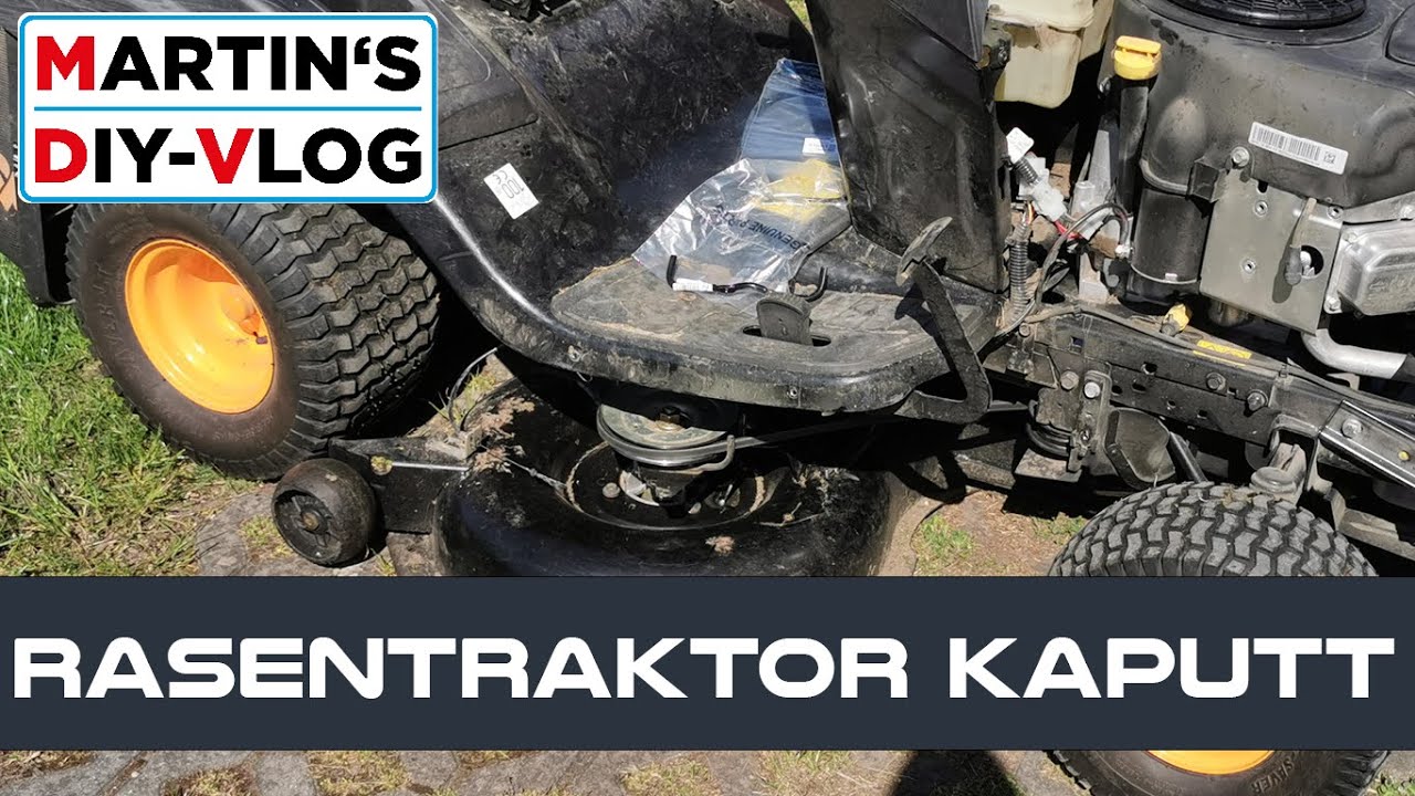 Reparatur am Rasentraktor - MCCulloch M220 - Mähdeck instandsetzen