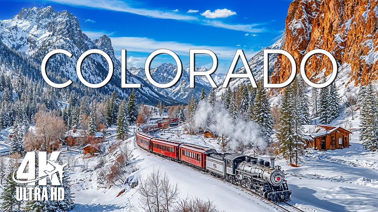 Colorado Winter 4K | Snow-Capped Rockies, Frozen Lakes & Winter Wonderland &ndash; 4K Video