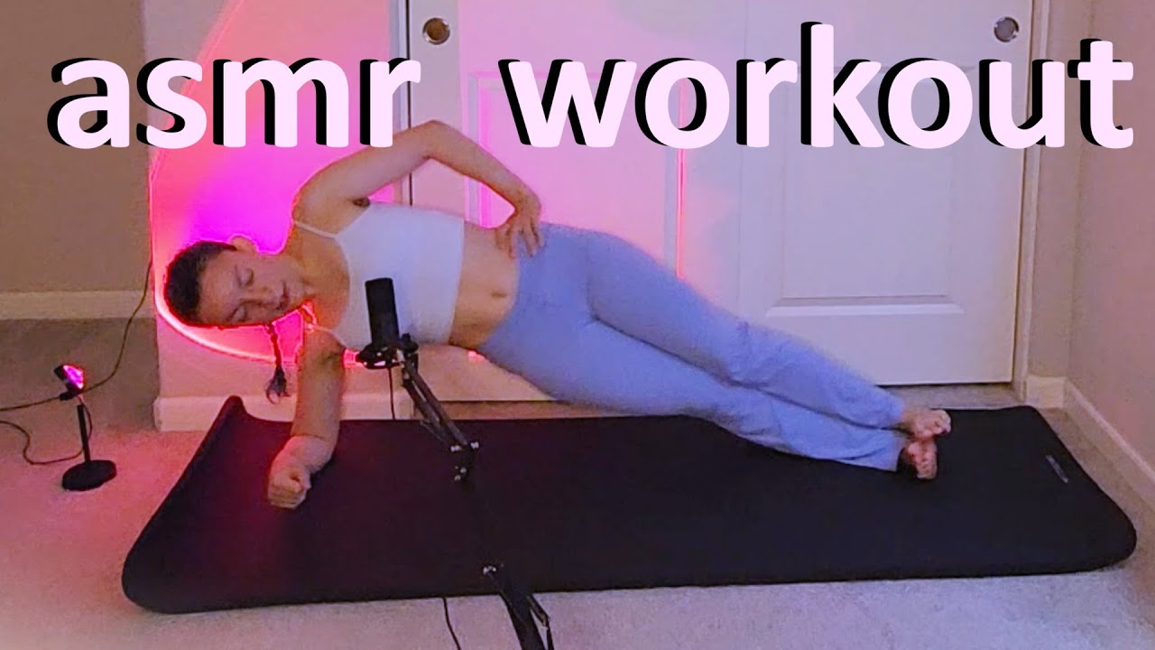 ASMR WORKOUT for arms and abs!