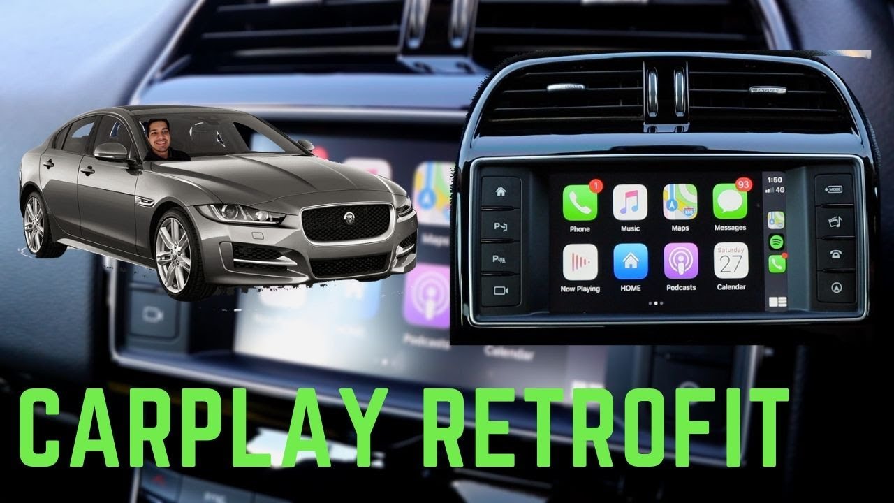 Установка CarPlay для Jaguar XE (2015-2018)