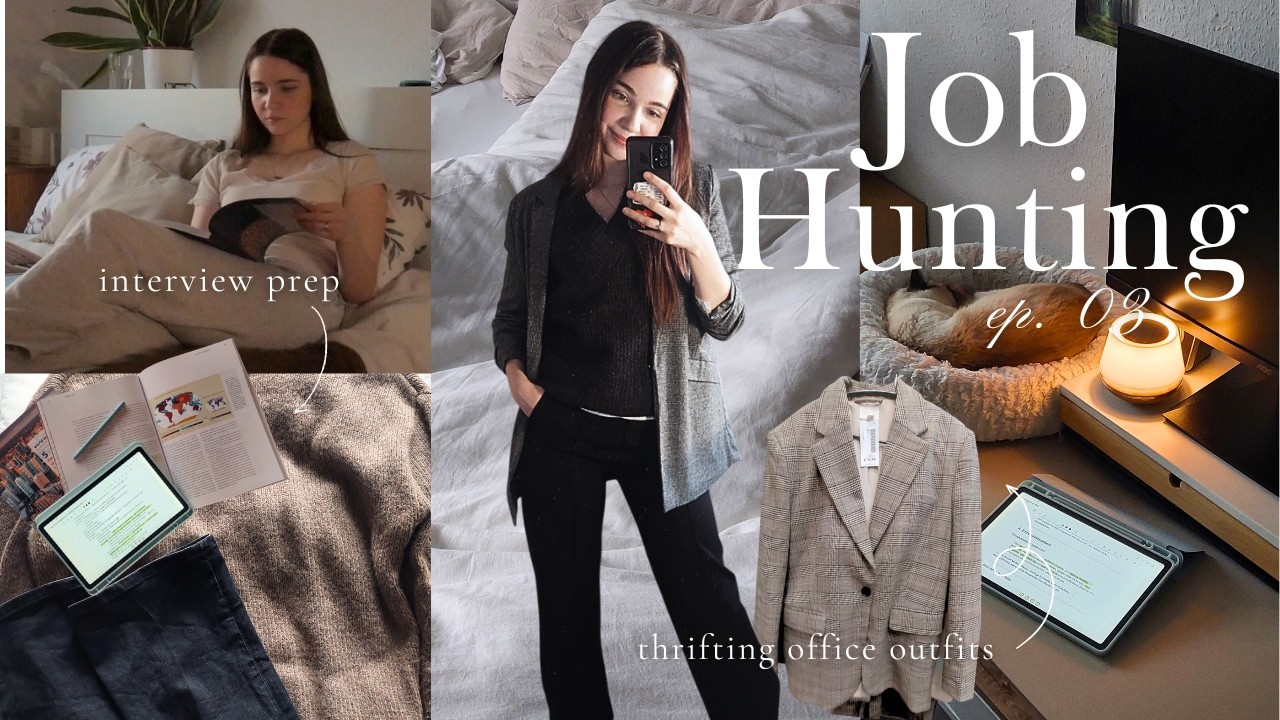 I got another job interview! getting business clothes & my thoughts on confidence and unemployement