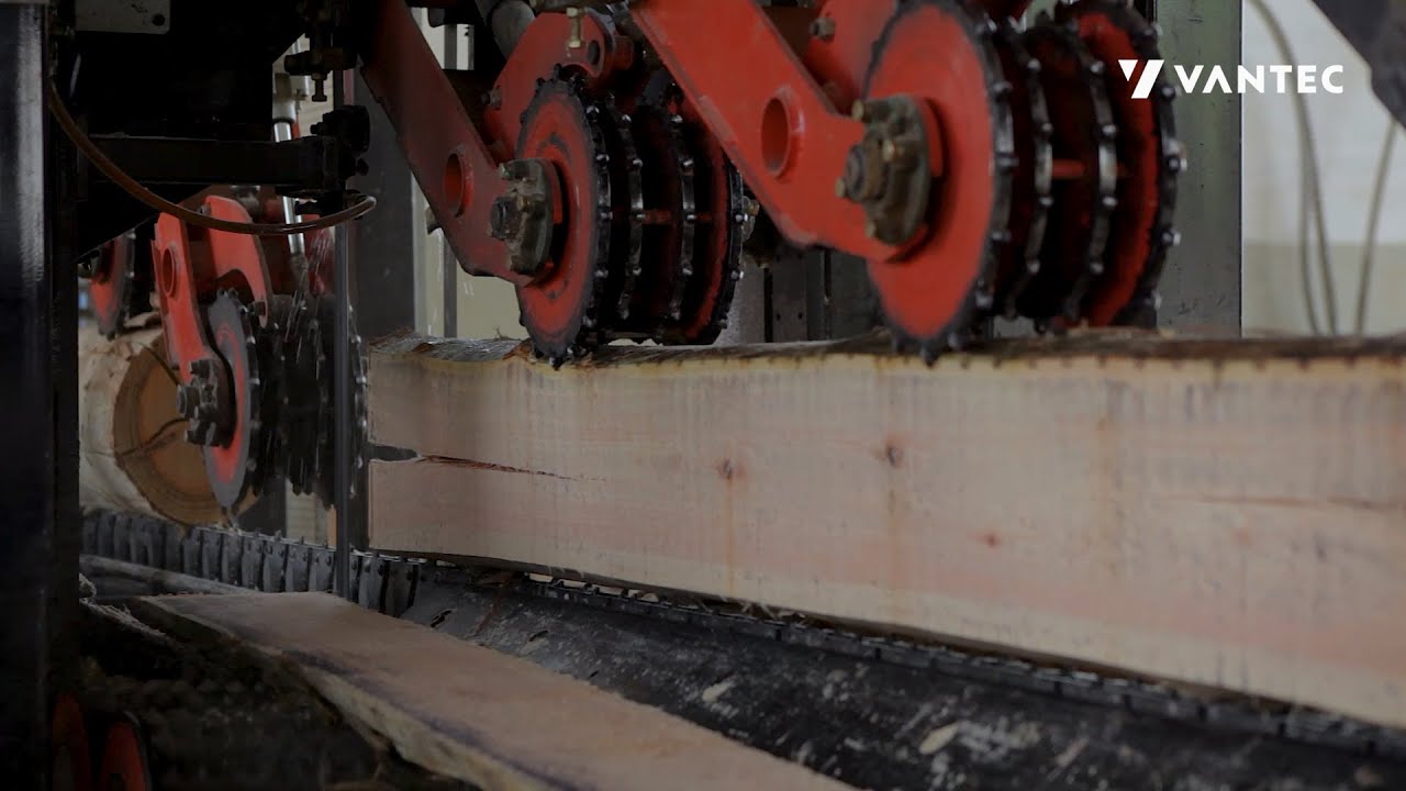 SERRARIA DE SERRA FITA PARA CORTE DE EUCALIPTO | EUCALYPTUS SAWMILL | VANTEC M&Aacute;QUINAS