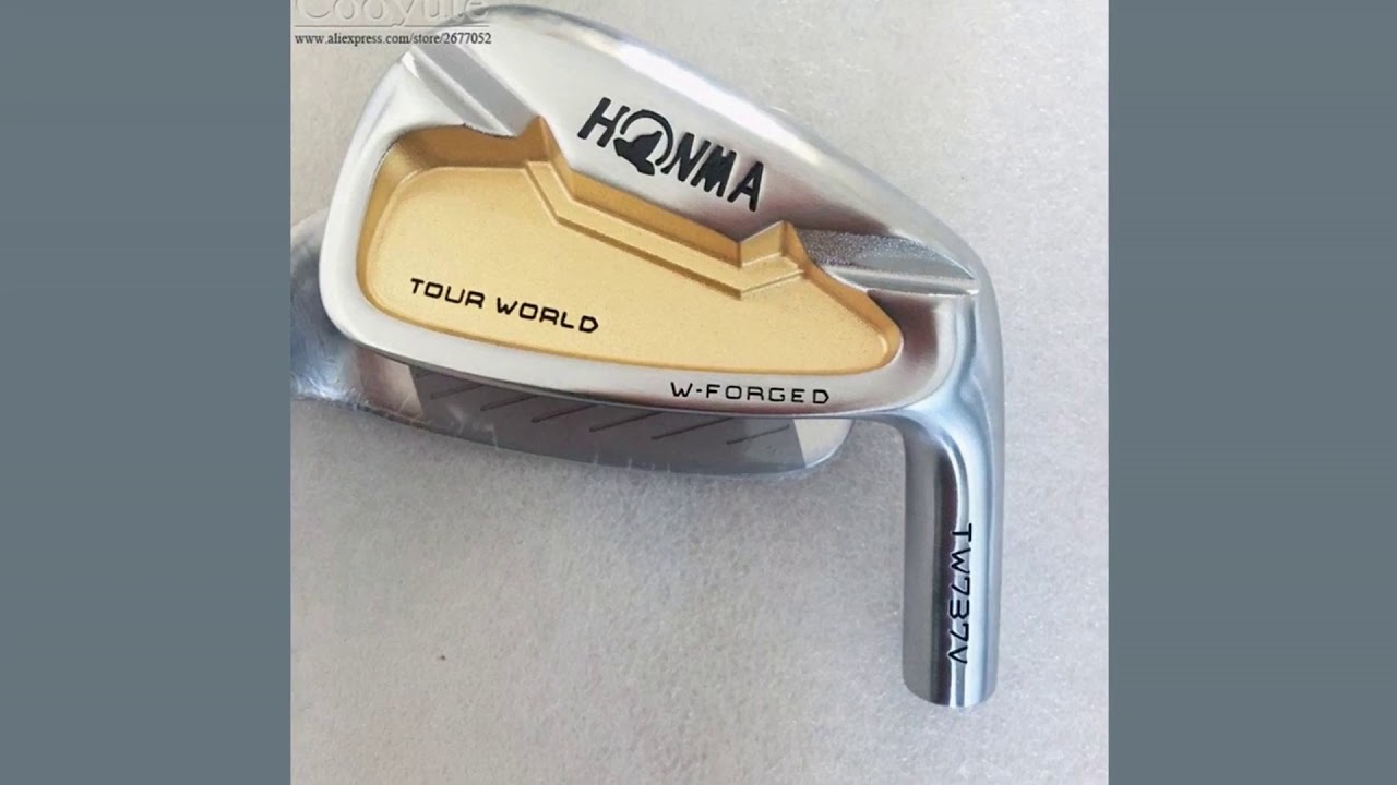 2018 New Men Cooyute Golf heads set Honma TW737V gold Golf irons heads set 4-10 Golf Clubs head no i