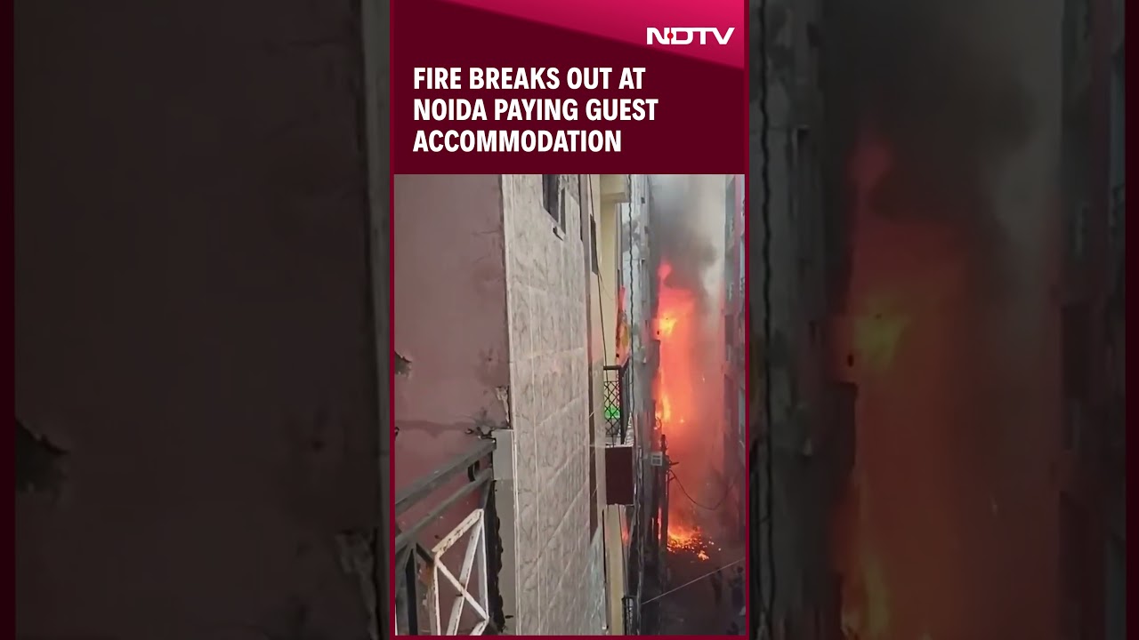 Noida PG Fire | Fire Breaks Out At Noida Paying Guest Accommodation