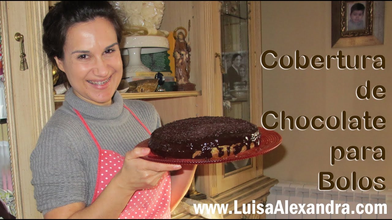 Cobertura de Chocolate para Bolos • www.luisaalexandra.com