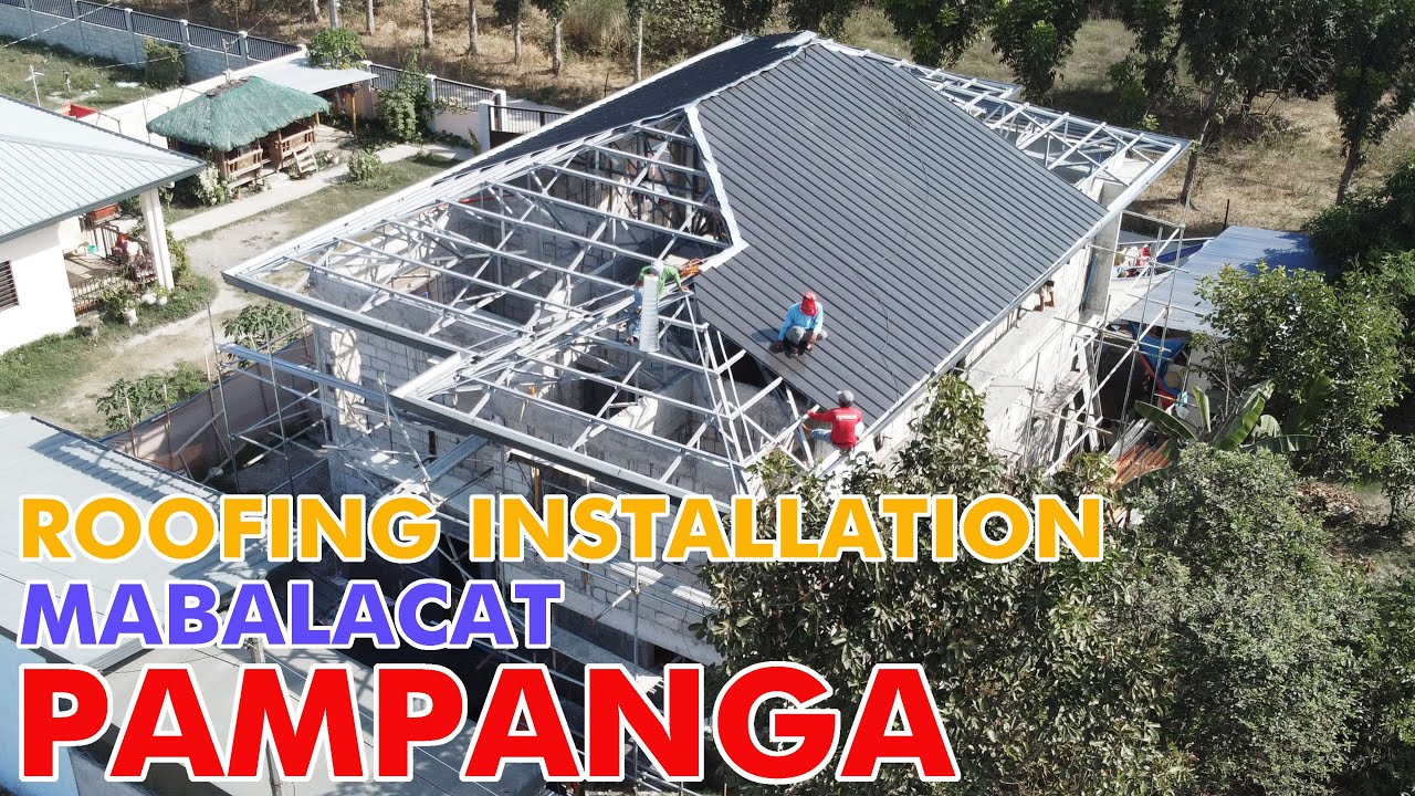 How to Install Roofing I Longspan Roof I Two Storey House Design I Bonoyer Residence