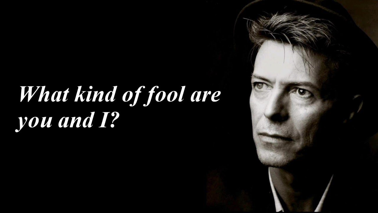 Don't Let Me Down & Down (1993) David Bowie + lyrics