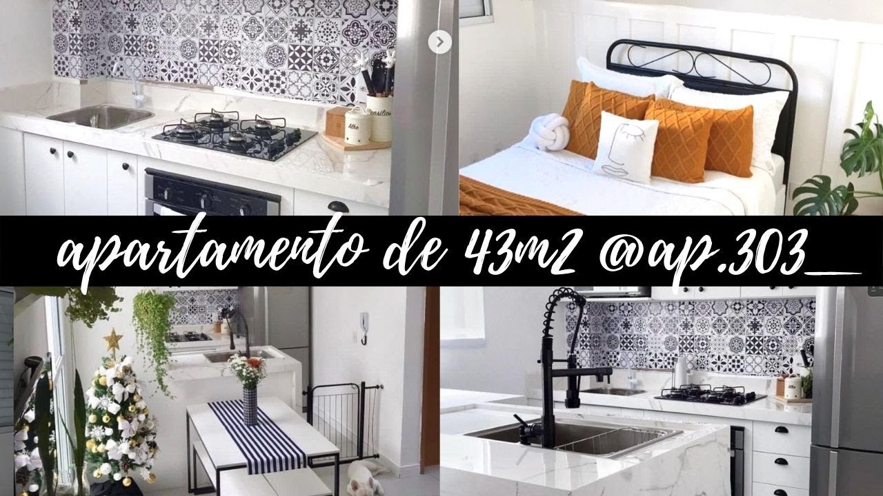 Tour pelo apê do Insta @ap.303_ | 43m2 da MRV