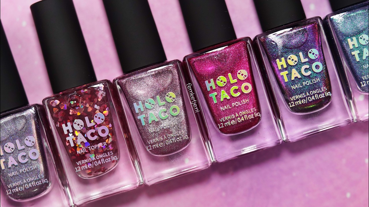 Коллекция магнитных притяжений Holo Taco 💅 - femketjeNL