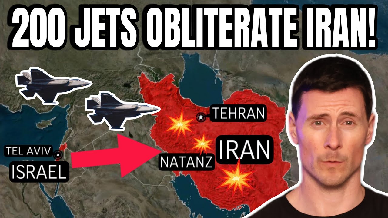 Fighter Pilot Reacts as 200 Fighter Jets OBLITERATE Iran!