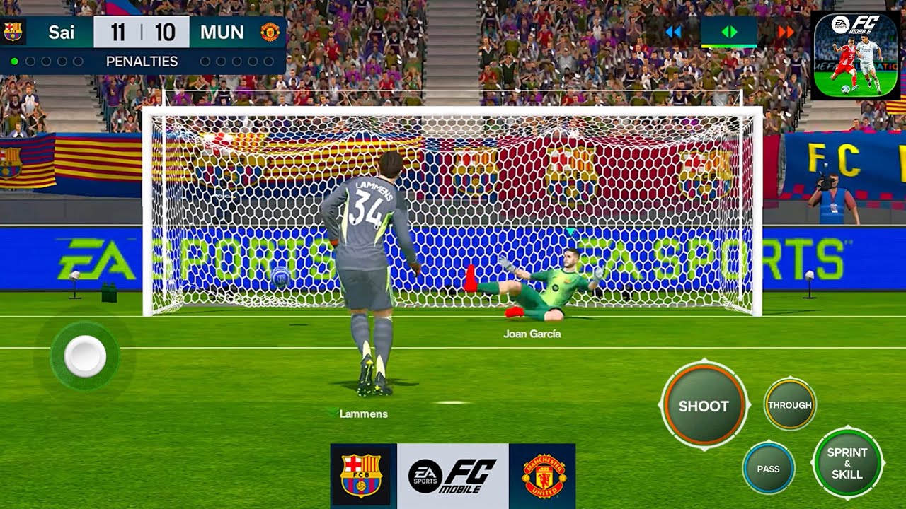 Fc Mobile Penalty Shootout #66 FC Barcelona Vs Manchester United F.C #fcmobile26