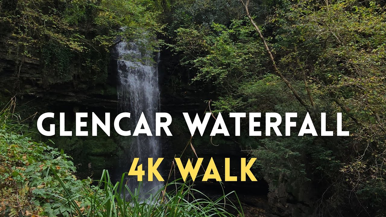 Glencar Waterfall Walk 4K | Peaceful Nature Sounds & Scenic Trails 🌿
