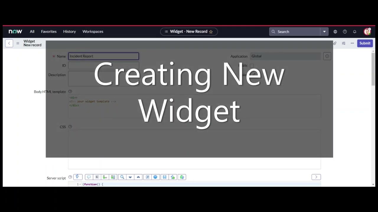 How to create Custom Report in Service Portal through Widget | ServiceNow