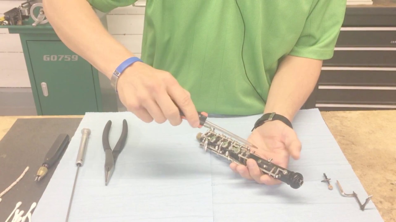 Remove, Clean and Re-install Oboe Octave Vents