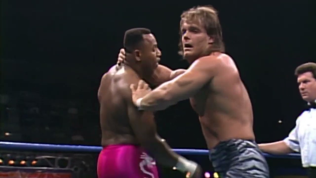 Chris Benoit x 2 Cold Scorpio. WCW SuperBrawl III. February 21, 1993.