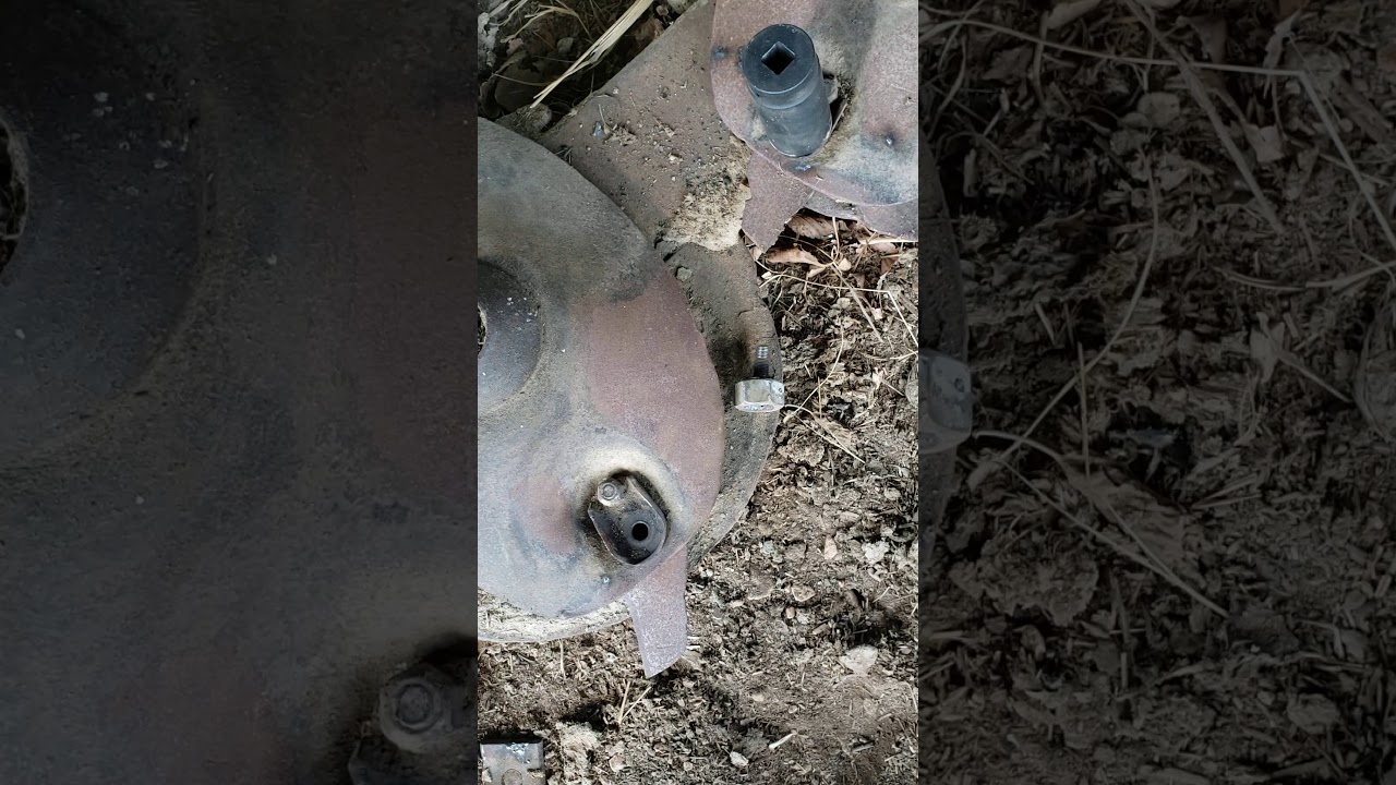how to fix blade bolts on a disc mower.