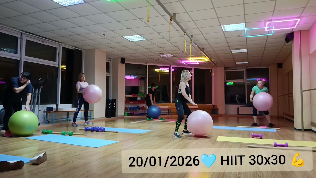 5))20.01.2026🩵HIIT 30x30💪