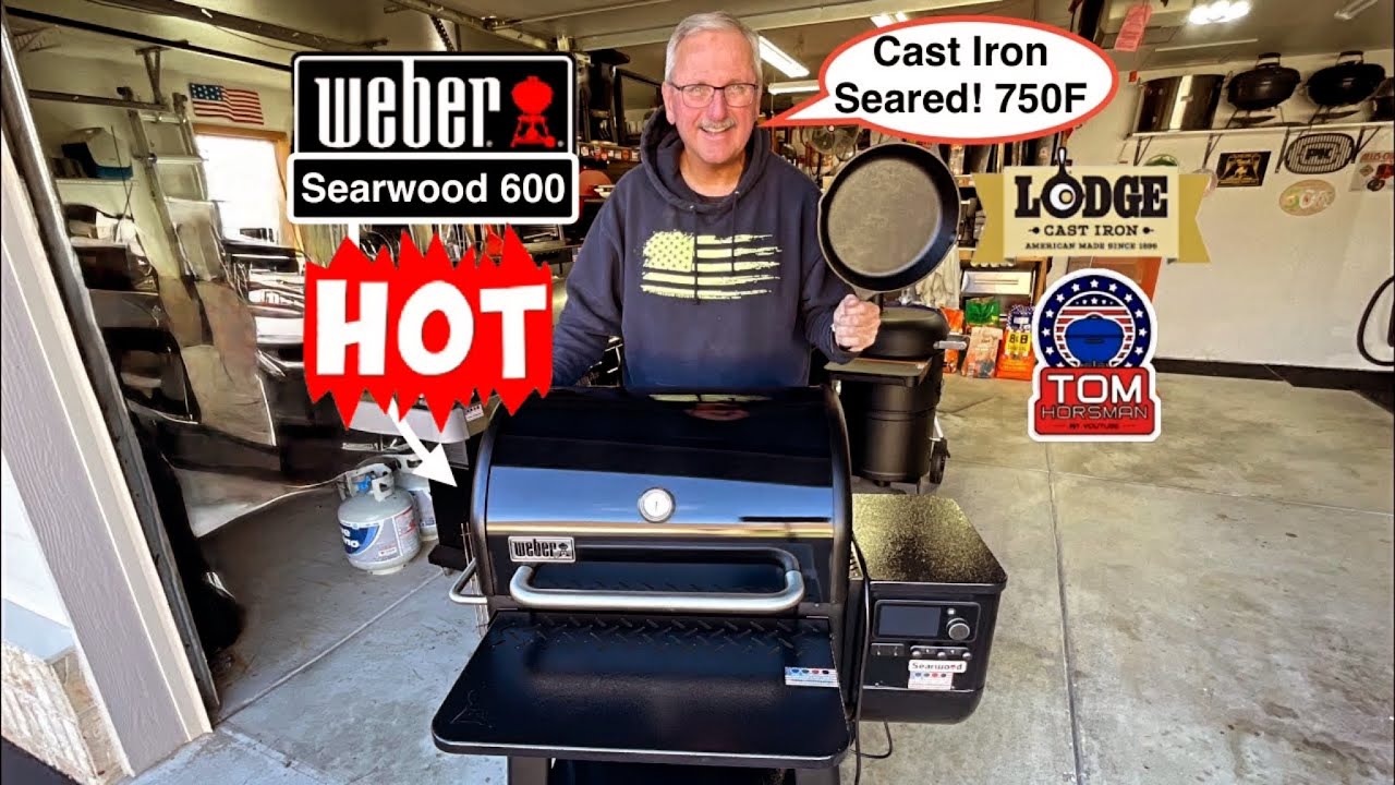 Гриль на пеллетах Weber Searwood! / Как обжаривать при температуре 750F!