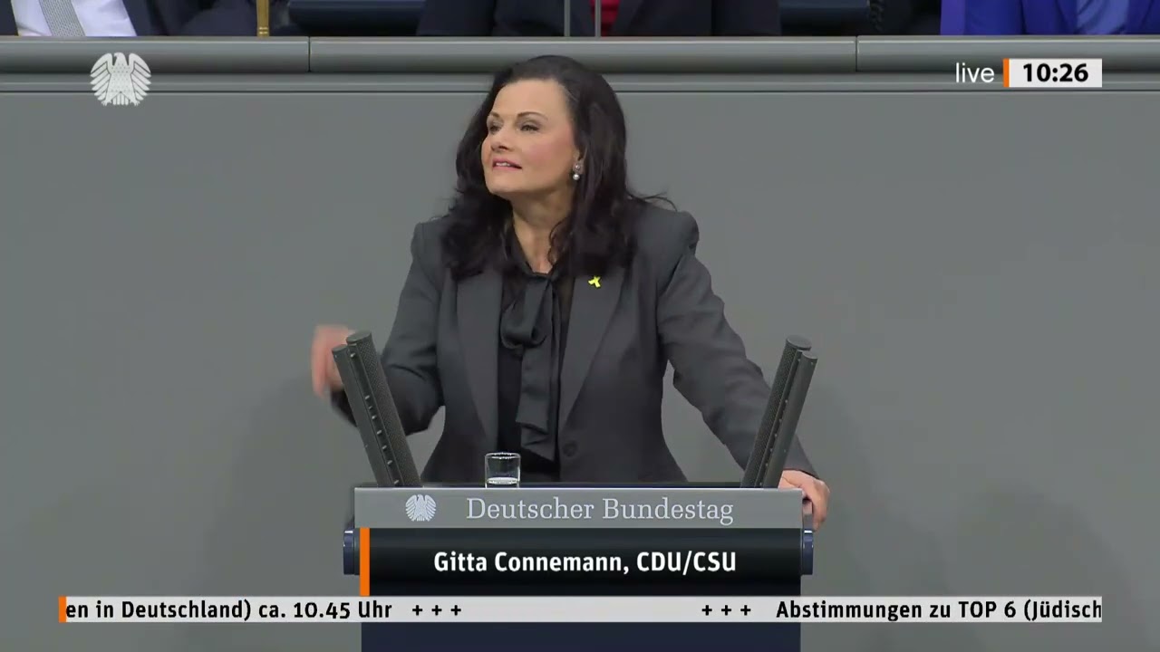 Rede im Plenum: Jüdisches Leben in Deutschland