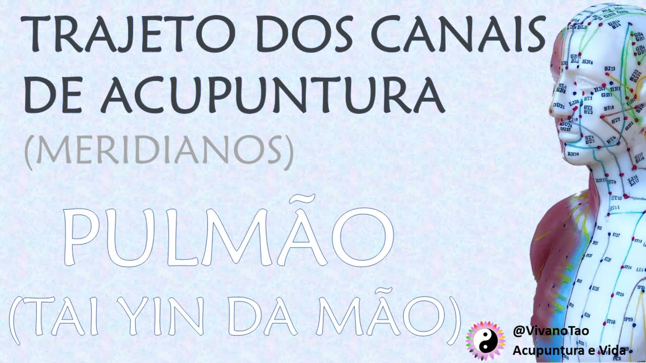 Canais Principais (Meridianos) de acupuntura - Pulmão
