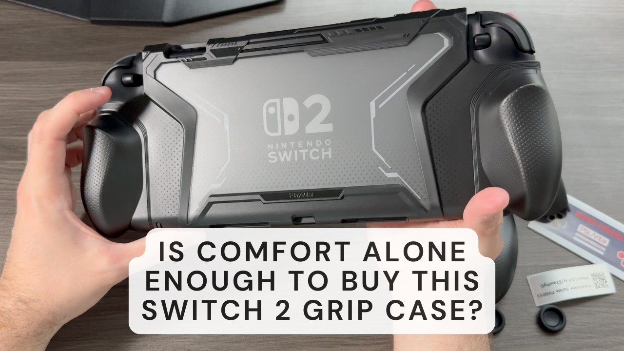 PlayVital Beyond Nintendo Switch 2 Grip Review - Great Ergonomics, Questionable Everything Else?