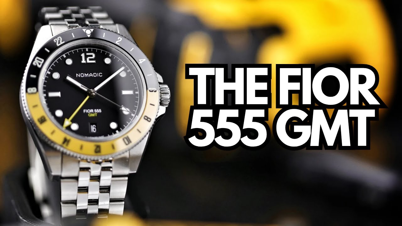 The Fior 555 GMT from Belfast Brand Nomadic Watches!
