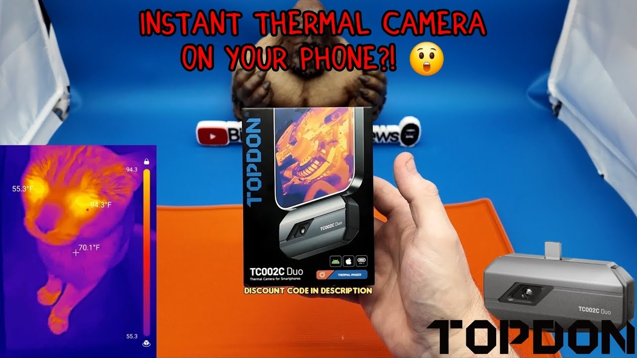 TOPDON TC002C DUO Thermal Camera Shockingly TINY and Great Quality! 