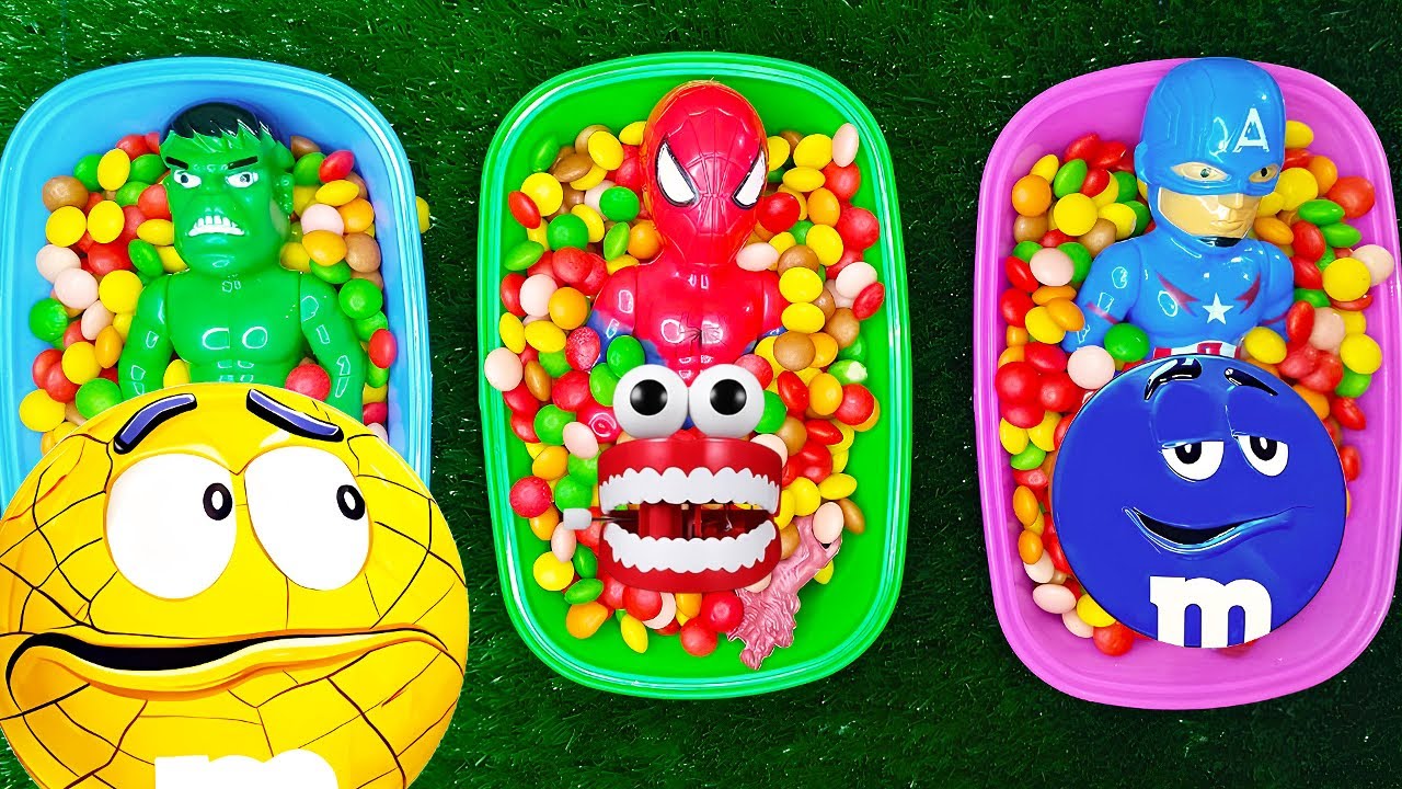 ASMR Unboxing 3 Rainbow Candy Bathtubs Satisfying Cutting Video