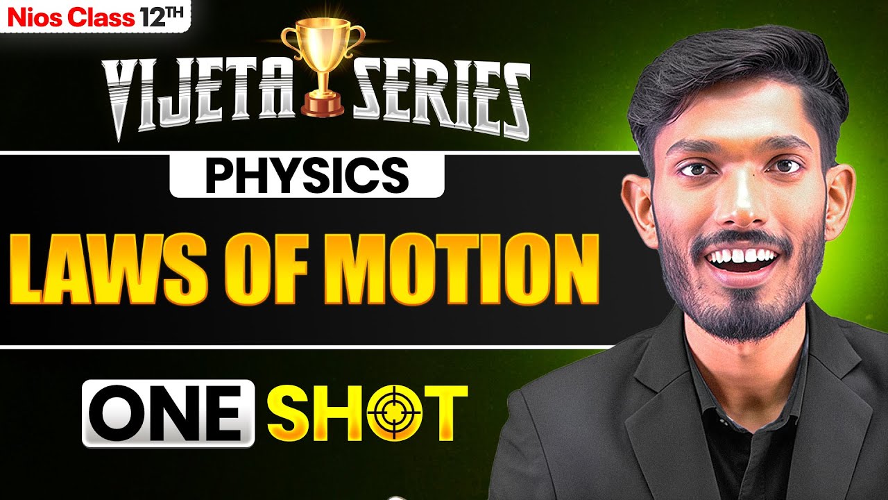 NIOS Class 12th Physics Chapter 3 | Laws of Motion Important Questions | Vijeta Series