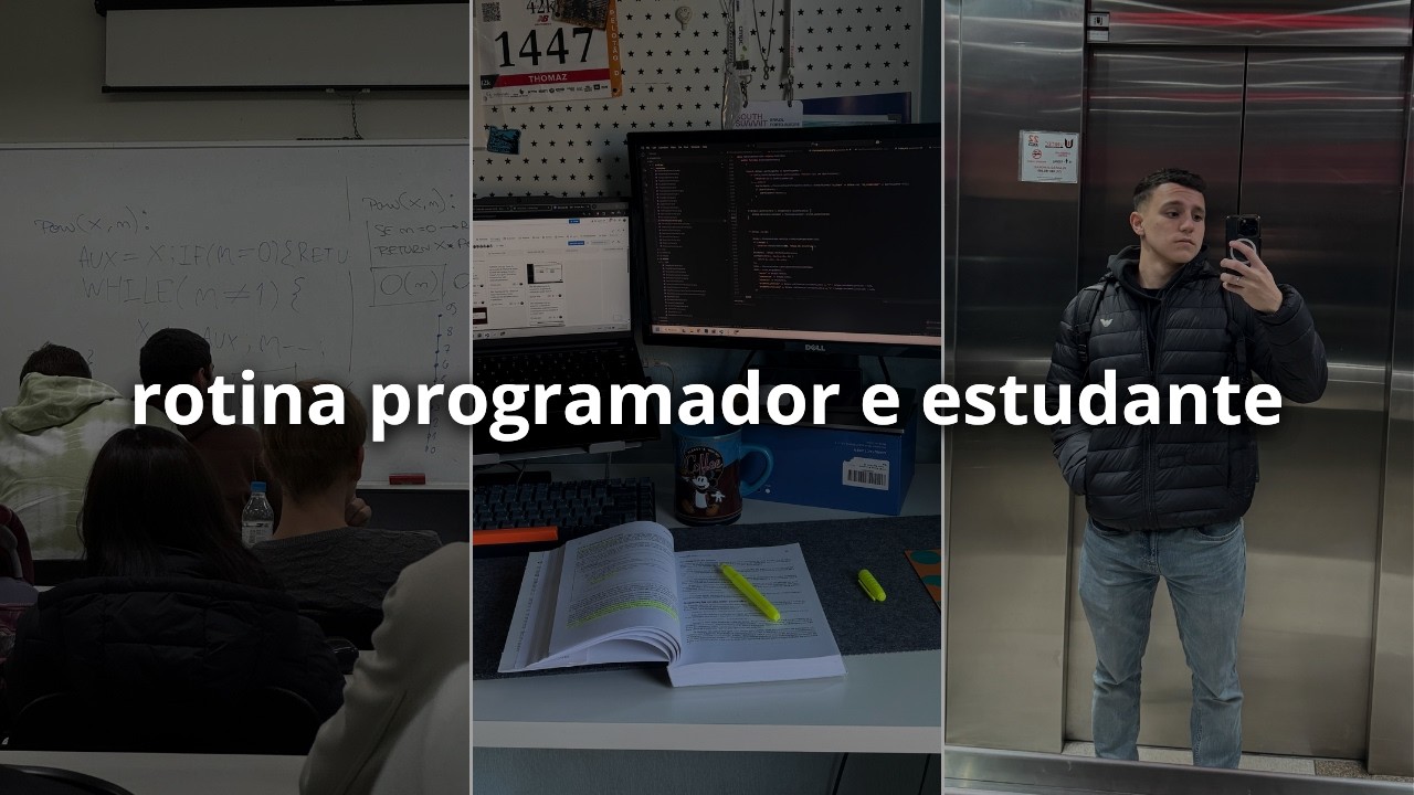 o dev junior sofre | Rotina de um Programador e Estudante