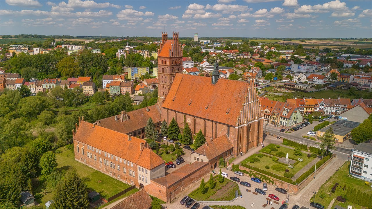 Dobre Miasto z lotu ptaka - wiosna 2025